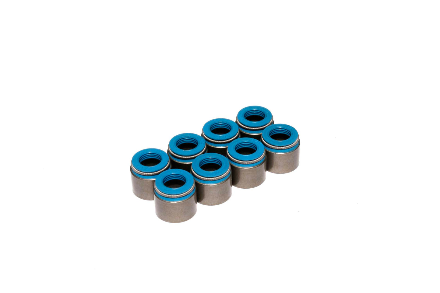 Set Of 8 Metal Body Viton Valve Seals For .530" Guide Size 5/16" Valve Stem