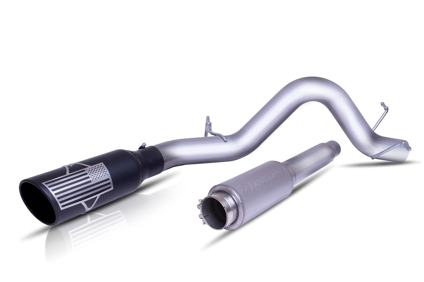 Patriot Flag; Cat-Back Single Exhaust System; Stainless