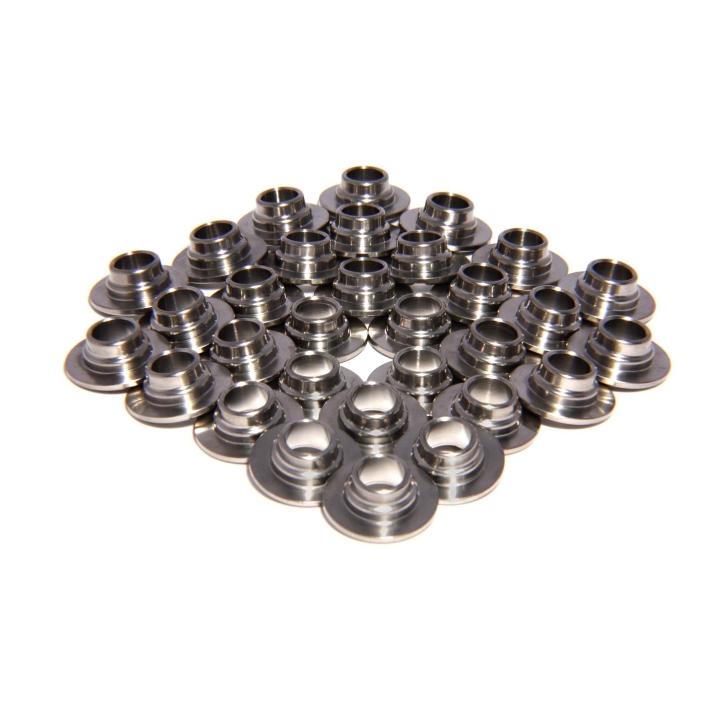 7 Titanium Retainer Set Of 32 For Ford 4.6L 4 Valve W/ 26123 Beehive Springs