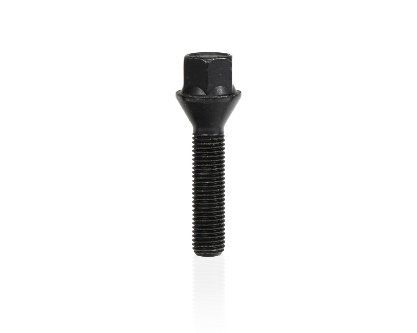 Wheel Bolt M12 X 1.5 X 43mm X 17mm Hex Taper-Seat Black Finish
