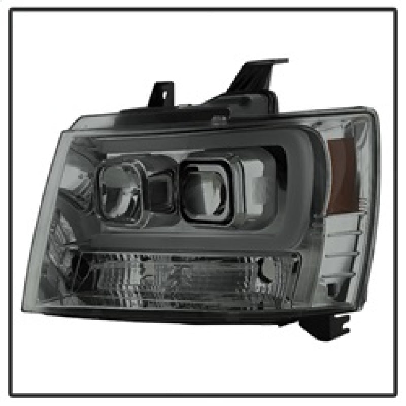 Spyder 07-14 Chevy Suburban/1500/2500/Tahoe V2 Projector Headlights Smoke PRO-YD-CSUB07V2-DRL-SM 5082589