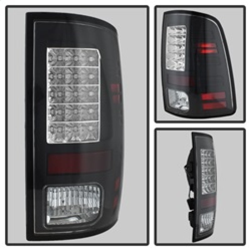 Spyder Dodge Ram 1500 13-14/Ram 2500 13-14 LED Tail Lights LED Model only - Blk ALT-YD-DRAM13-LED-BK 5077530