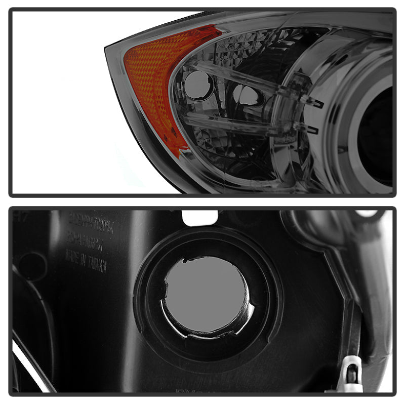 Spyder BMW E90 3-Series 06-08 Projector LED Halo Amber Reflctr Rplc Bulb Smke PRO-YD-BMWE9005-AM-SM 5009029