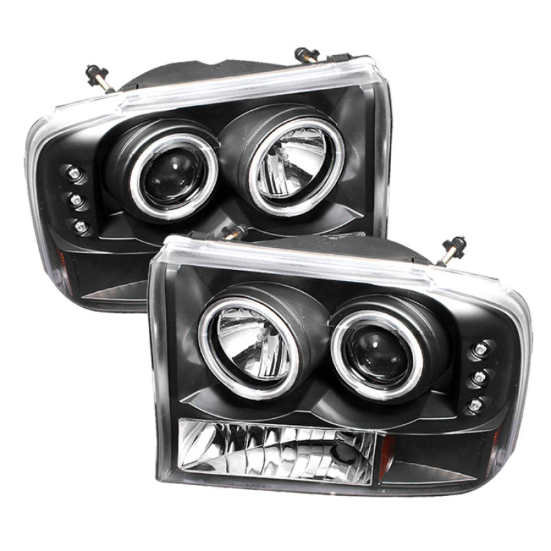 Spyder Ford F250 Super Duty 99-04 Projector Version 2 CCFL Halo LED Blk PRO-YD-FF25099-1P-G2-CCFL-BK 5030122