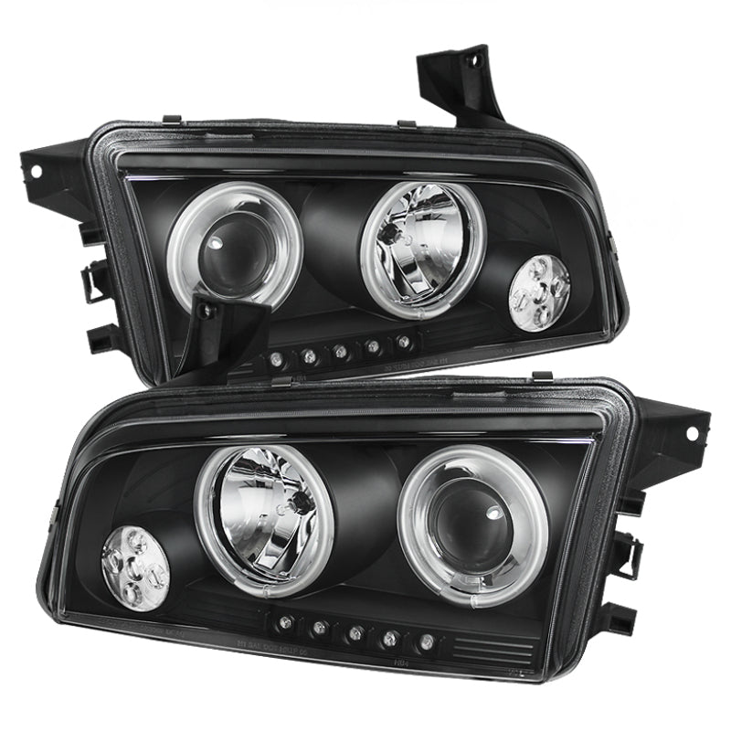 Spyder Dodge Charger 06-10 Projector Headlights Halogen Model CCFL Halo LED Blk PRO-YD-DCH05-CCFL-BK 5009715