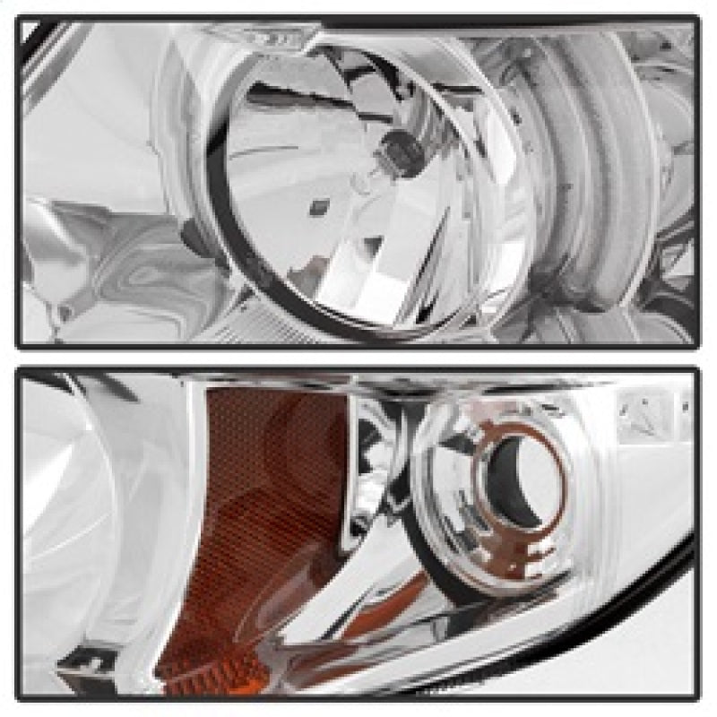 Spyder Honda Civic 06-08 2Dr Projector Headlights LED Halo Chrome High H1 Low H1 PRO-YD-HC06-2D-HL-C 5010797