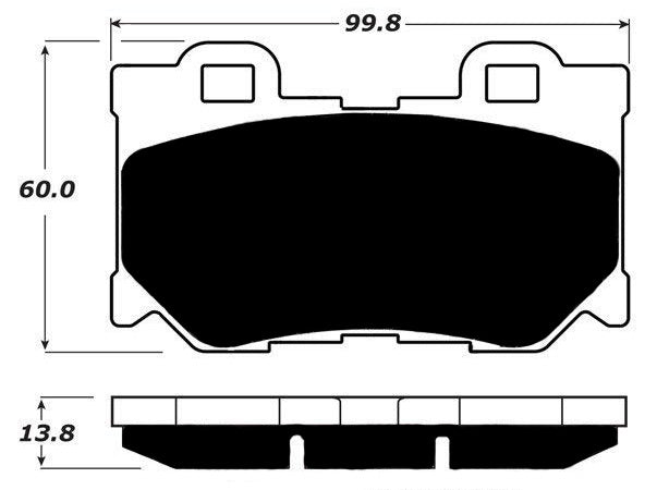 Porterfield Brake Pads for 2011 NISSAN 370Z Sport