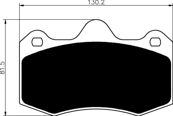 Porterfield Brake Pads for 2011 LOTUS EVORA