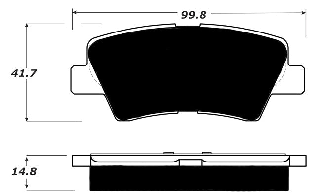 Porterfield Brake Pads for 2012 HYUNDAI VELOSTER Turbo