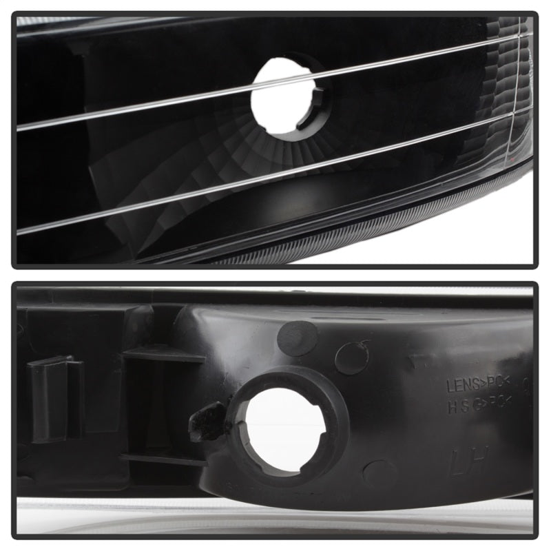 SPYDER Xtune Chevy Silverado 99-02 Amber Reflector Bumper Lights Black CBL-JH-CS99-AM-BK 5064271