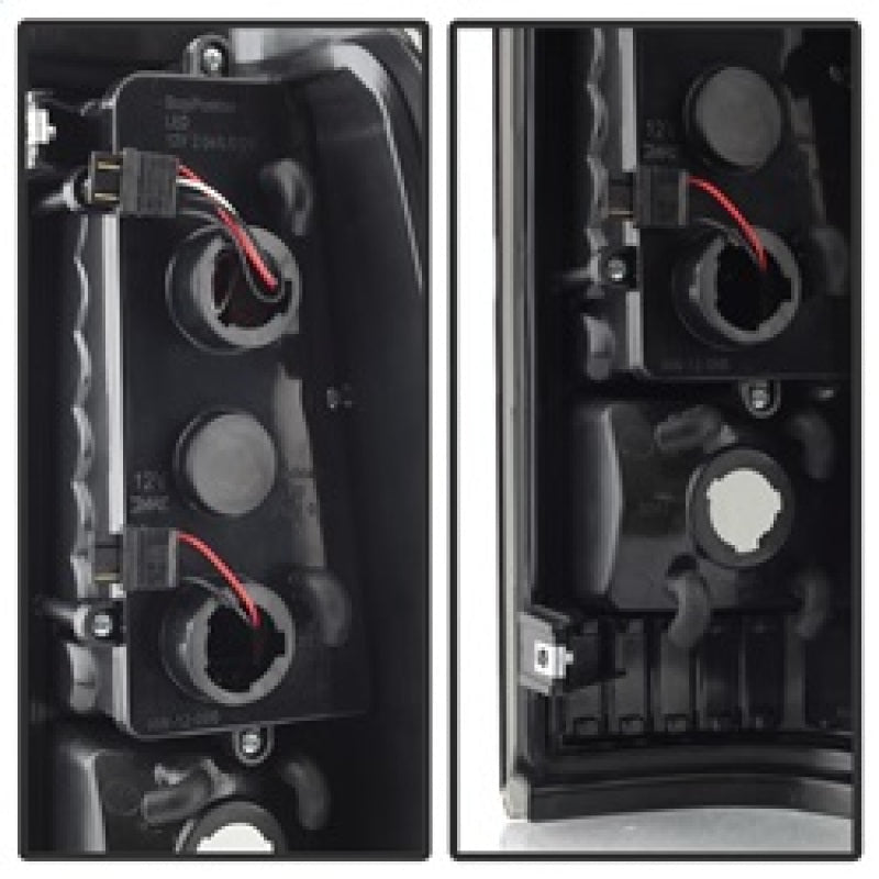 SPYDER xTune 99-02 Chevy Silverado 1500/2500/3500 V2 LED Tail Lights - Black Smoke (ALT-ON-CS99-G2-LED-BSM) 9038471