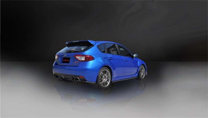 Corsa Performance 08-13 Subaru Impreza Hatchback STI 2.5L Turbo Manual Black Sport Cat-B