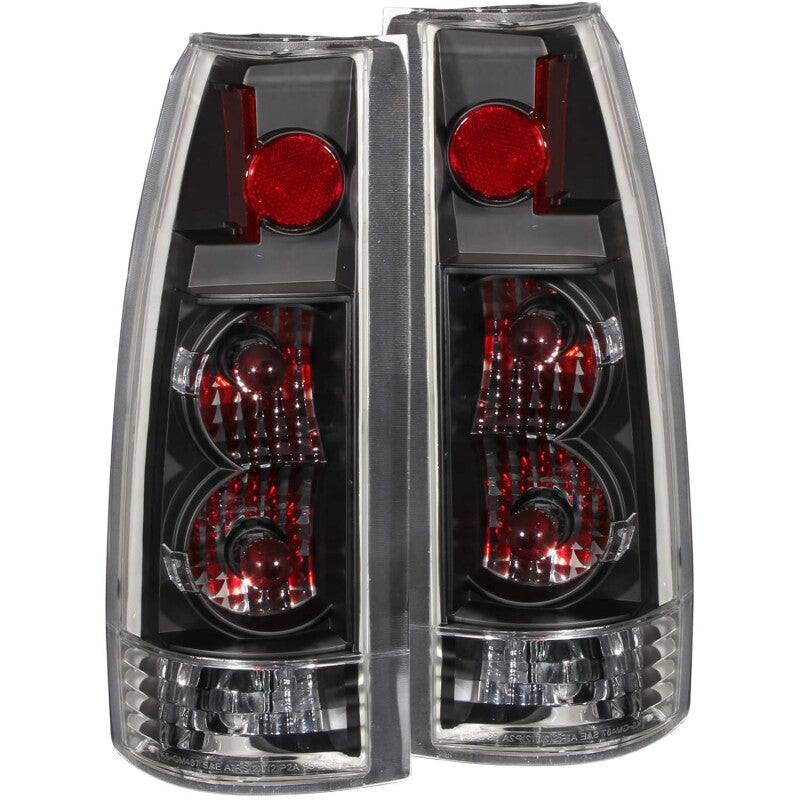 Anzo 1999-2000 Cadillac Escalade Taillights Black - New Gen