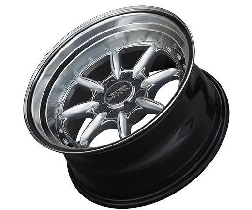 XXR 002.5 Wheel Hyper Silver / Machined Lip 15x8 +20 4x100,4x114.3