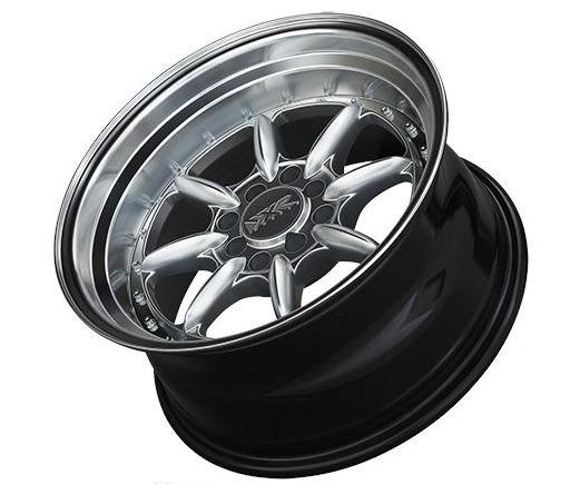 XXR 002.5 Wheel Hyper Silver / Machined Lip 16x8 +20 4x100,4x114.3