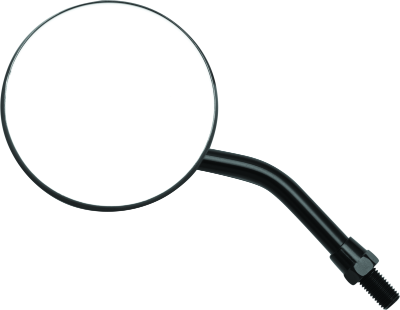 BikeMaster 3in Adjustable Round Mirror 10mm - Each - Black 600803
