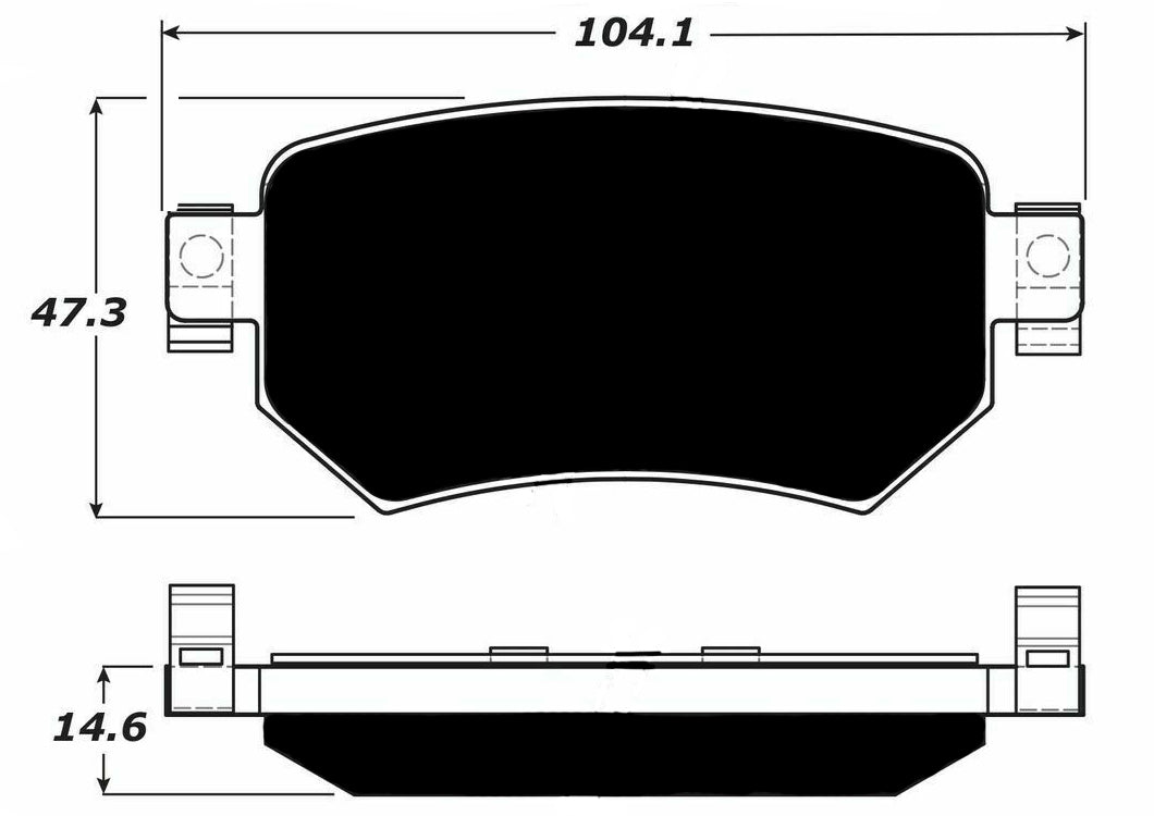 Porterfield Brake Pads for 2017 MAZDA 6