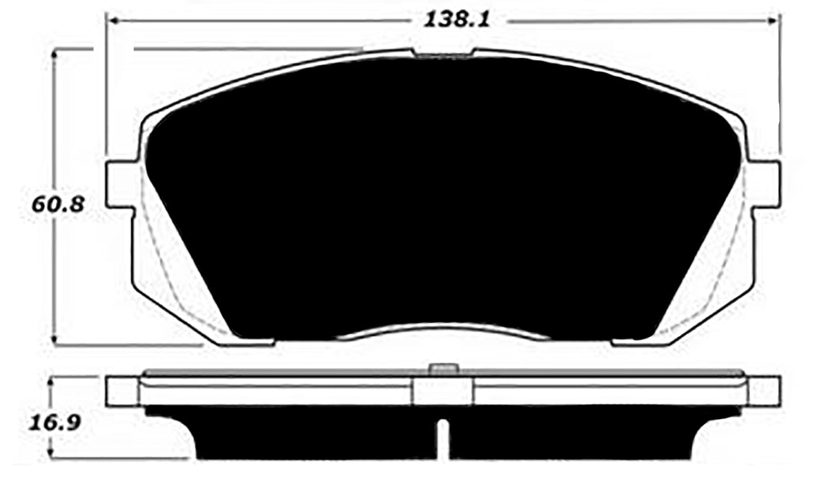 Porterfield Brake Pads for 2019 HYUNDAI VELOSTER w/305mm FD