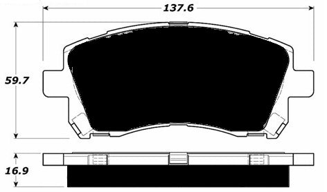Porterfield Brake Pads for 2000 SUBARU LEGACY SEDAN
