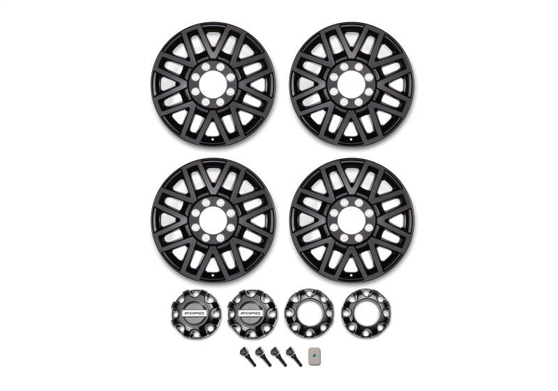 Ford Racing 05-20 F-Super Duty 20in x 8in Wheel Package with TPMS Kit - Black M-1007K-SU2008EB