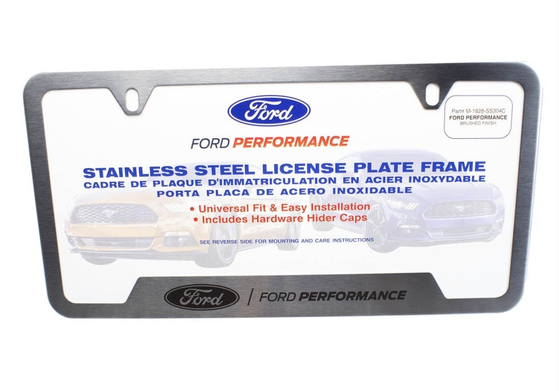 Ford Racing Stainless Steel Ford Performance License Plate Frame M-1828-SS304C