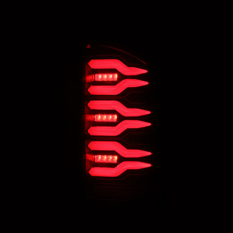 AlphaRex 07-08 Dodge Ram1500/07-09 Dodge Ram 2500+3500 Luxx-Series LED Tail Lights(Pair) Black/Red 641060 *Discontinued