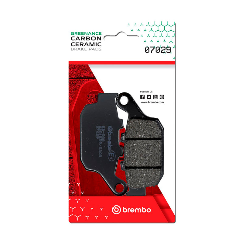 Brembo OE Honda Fes Carbon Ceramic Brake Pad - Rear 07029