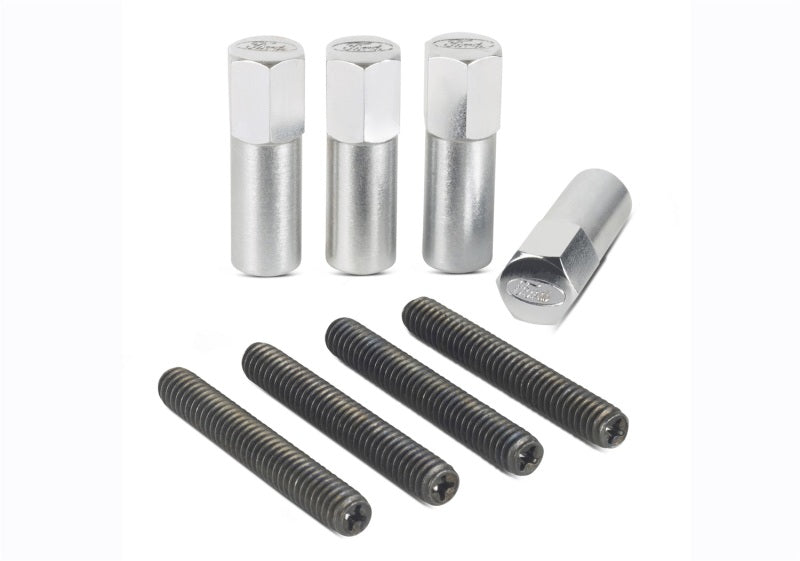 Ford Valve Cove Bolt Kit 4pk Chrome w/Ford Logo FRD302-315