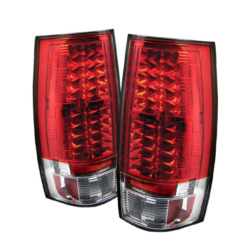 Spyder Chevy Suburban/GMC Yukon/Yukon Denali 07-14 LED Tail Lights Red Clear ALT-YD-CSUB07-LED-RC 5002150