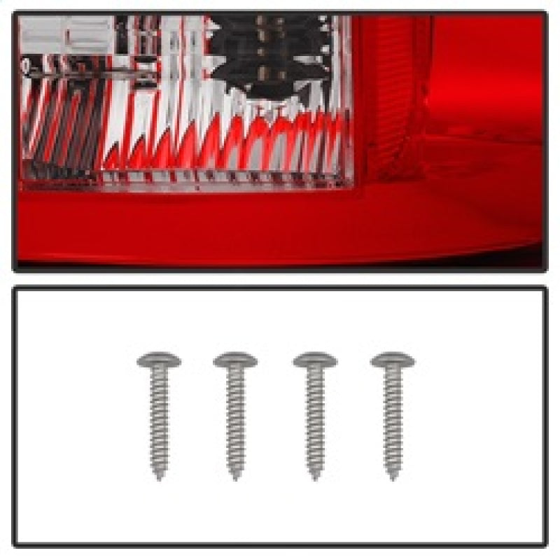 Spyder Dodge Ram 07-08 1500/Ram 07-09 2500/3500 LED Tail Lights Red Clear ALT-YD-DRAM06-LED-RC 5002631