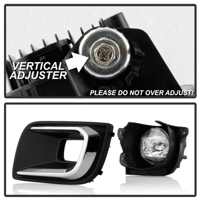 Spyder Toyota Sequoia 2018-2020 OEM Style LED Fog Lights w/OEM Fit Switch - Clear 5087140