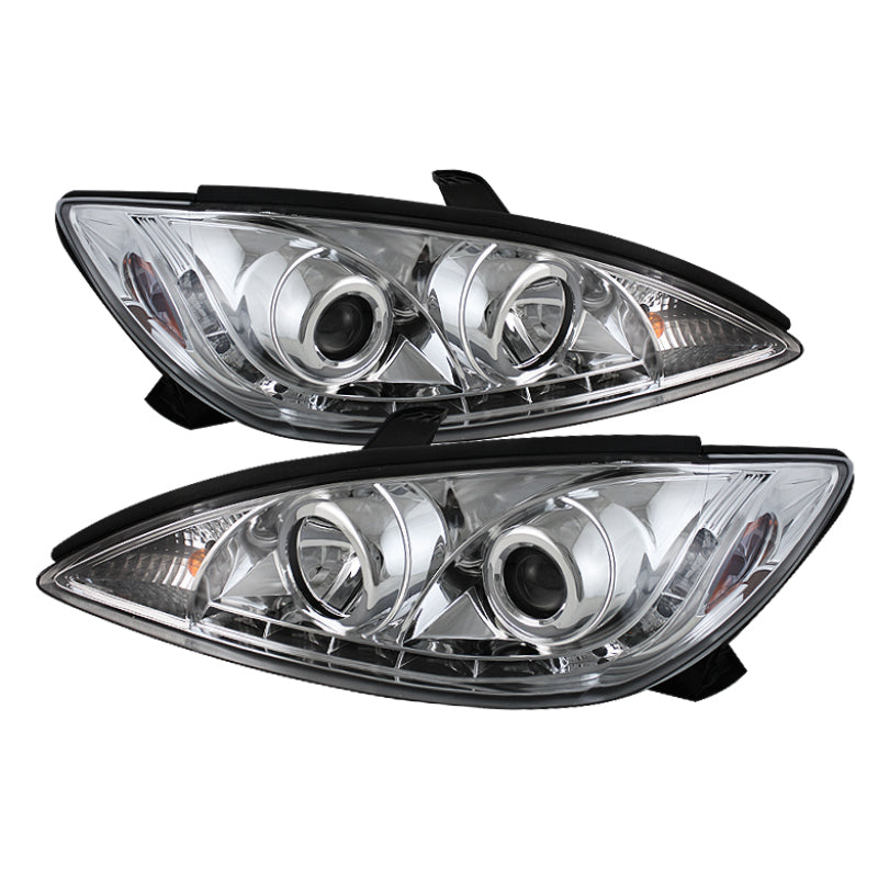 Spyder Toyota Camry 02-06 Projector Headlights DRL Chrome High H1 Low H1 PRO-YD-TCAM02-DRL-C 5042781