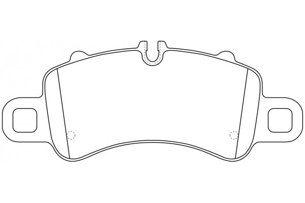 Porterfield Brake Pads for 2017 PORSCHE 911 Carrera w/ Iron Discs