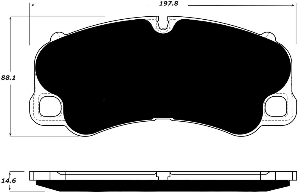 Porterfield Brake Pads for 2016 PORSCHE 918