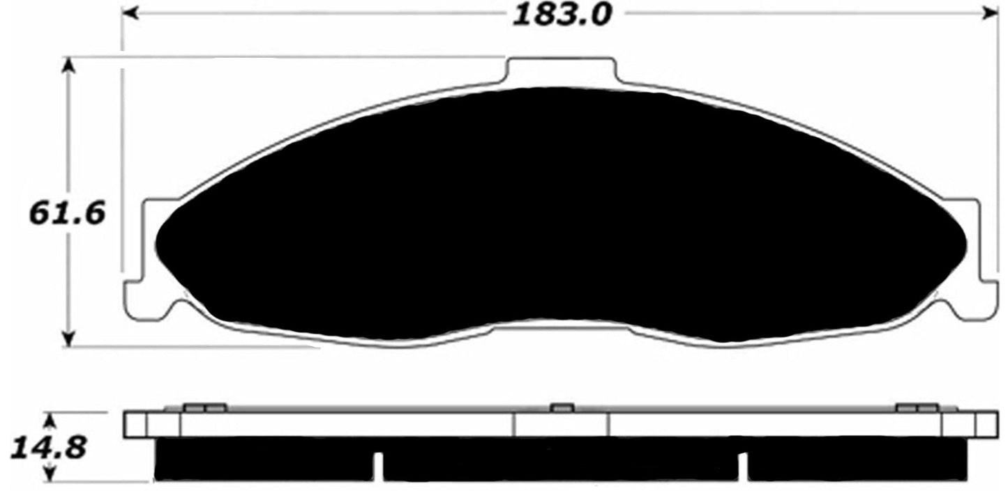 Porterfield Brake Pads for 1998 CHEVROLET CAMARO