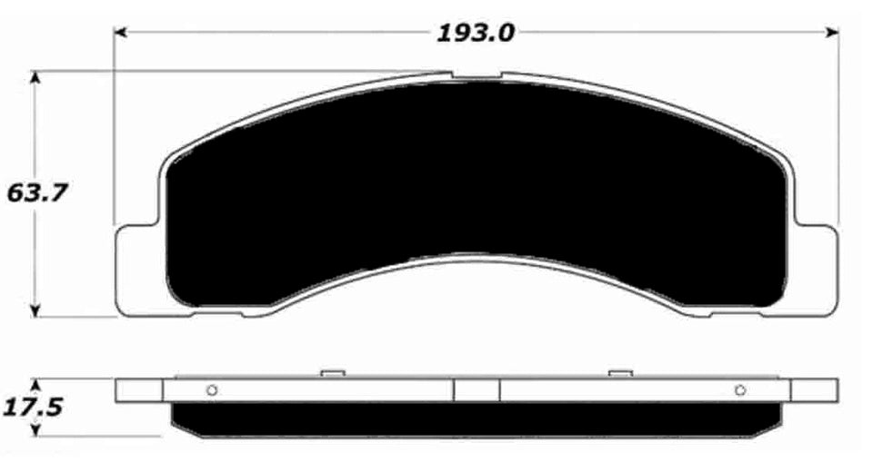 Porterfield Brake Pads for 2000 FORD F350 1 Ton 2WD DRW