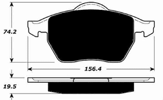 Porterfield Brake Pads for 2001 AUDI A6 Quattro - 15" Wheels