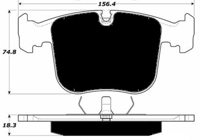 Porterfield Brake Pads for 1990 BMW 850Ci