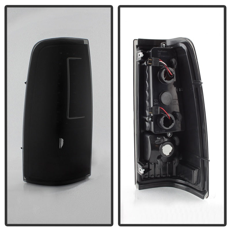 SPYDER xTune 99-02 Chevy Silverado 1500/2500/3500 V2 LED Tail Lights - Black Smoke (ALT-ON-CS99-G2-LED-BSM) 9038471