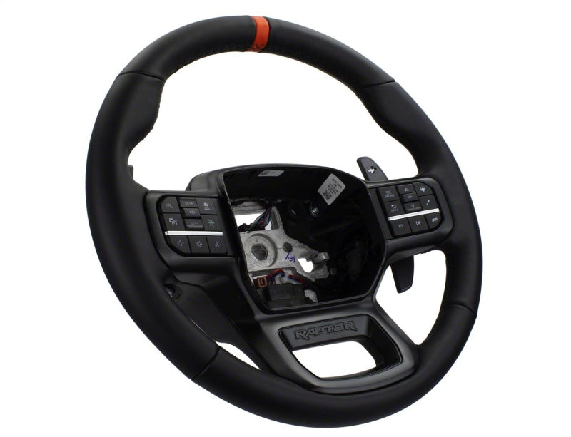 Ford Racing 2021+ F-150 Raptor Steering Wheel Kit - Black M-3600-F15B