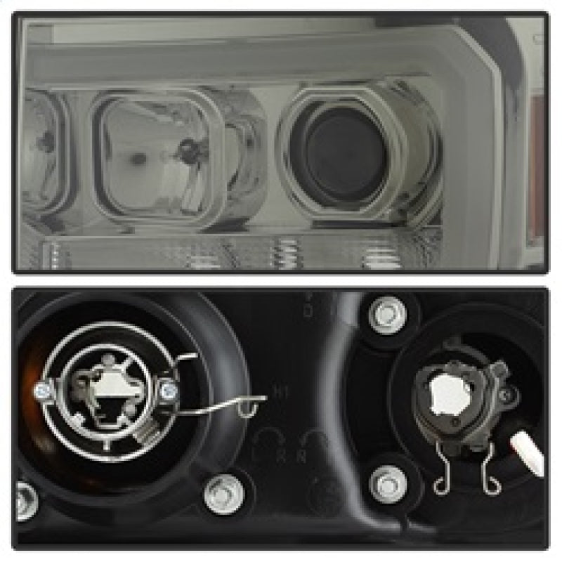 Spyder GMC Sierra 1500/2500/3500 07-13 V2 Projector Headlights - Smoke PRO-YD-GS07V2-LBDRL-SM 5083654