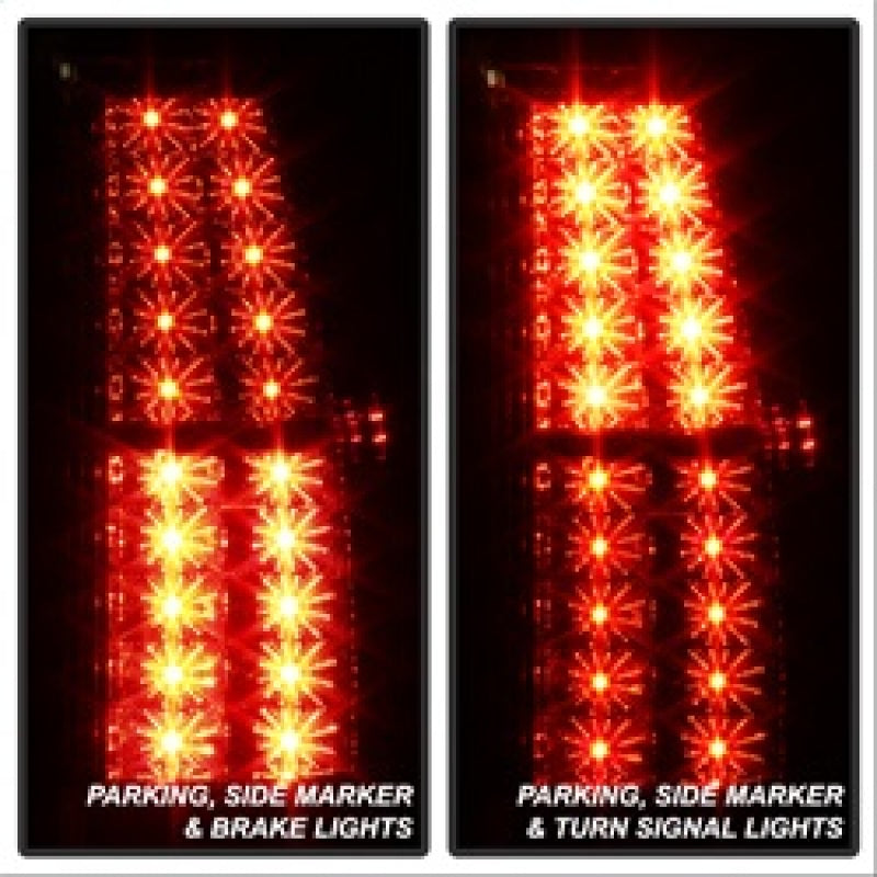 Spyder Chevy Suburban/GMC Yukon/Yukon Denali 07-14 LED Tail Lights Red Clear ALT-YD-CSUB07-LED-RC 5002150