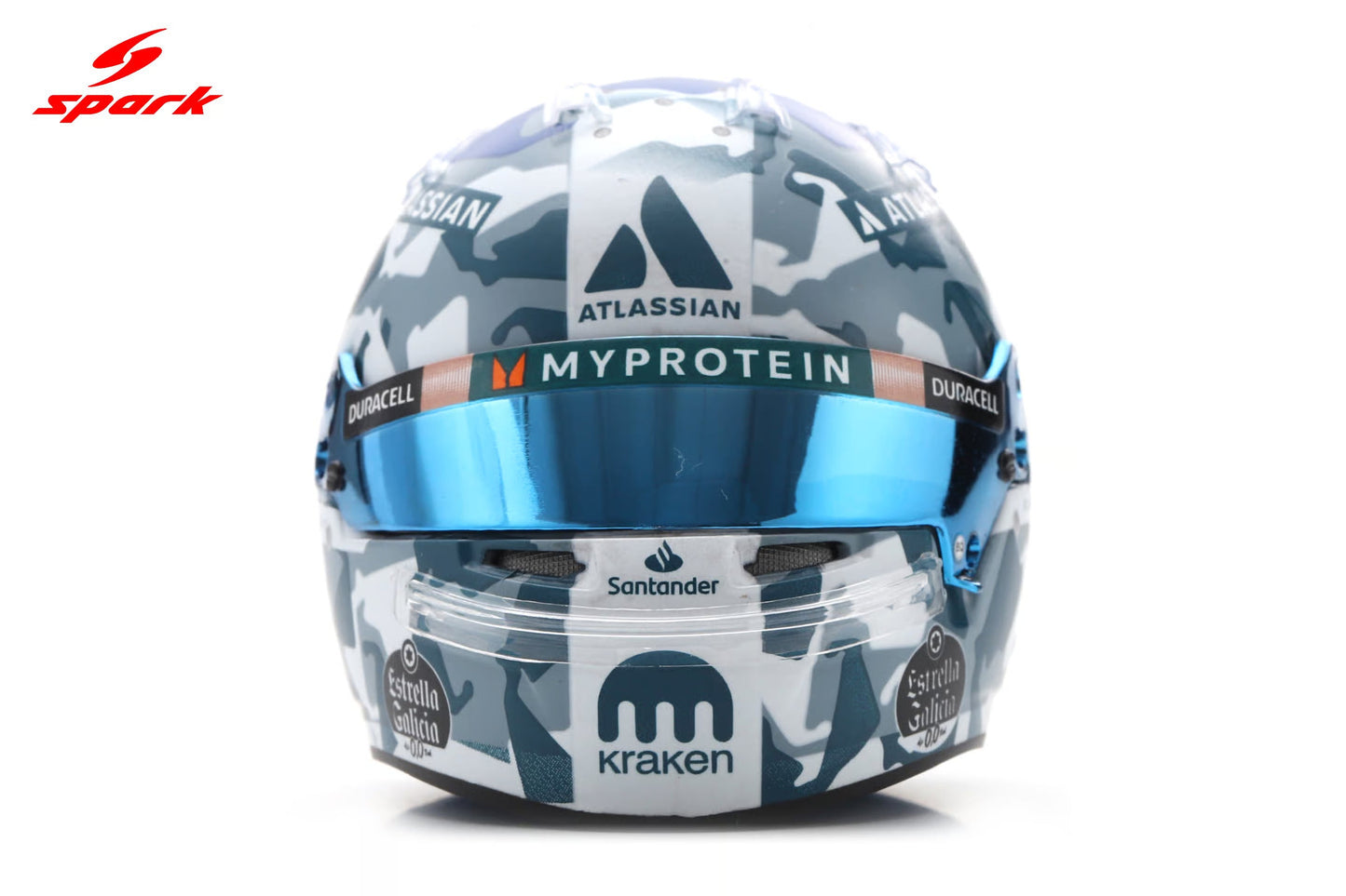 Spark-Model Williams Racing F1 Team Carlos Sainz Helmet British GP 2025 1:5
