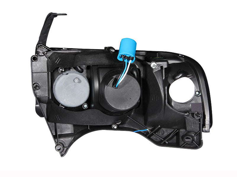 Anzo 1994-2001 Dodge Ram Crystal Headlights Chrome w/ LED
