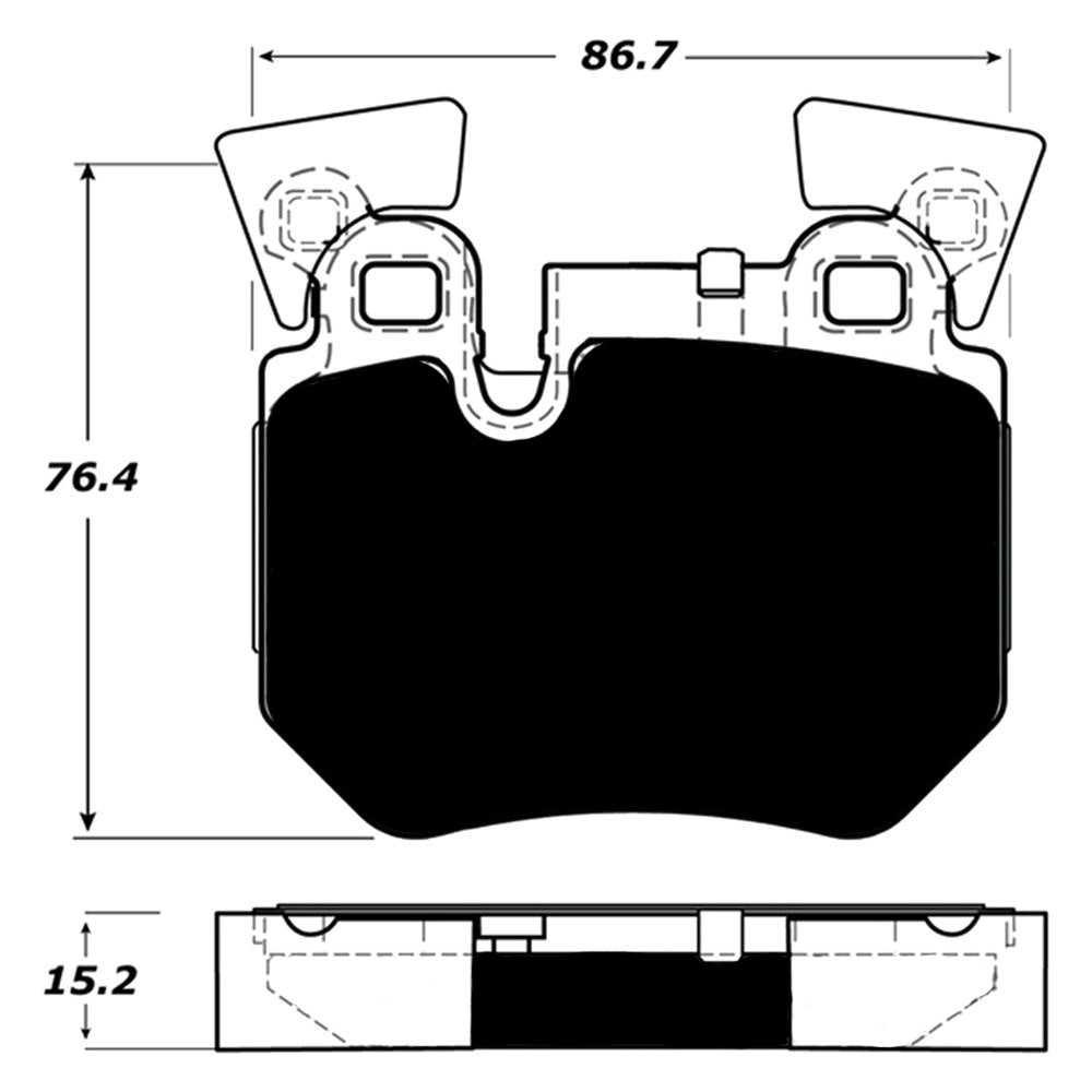 Porterfield Brake Pads for 2012 BMW 135i