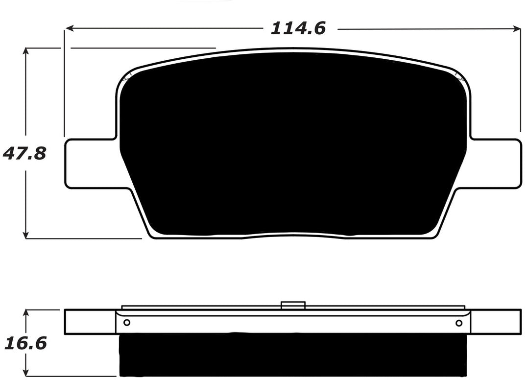 Porterfield Brake Pads for 2017 CHEVROLET CAMARO (Brembo 4 Piston)