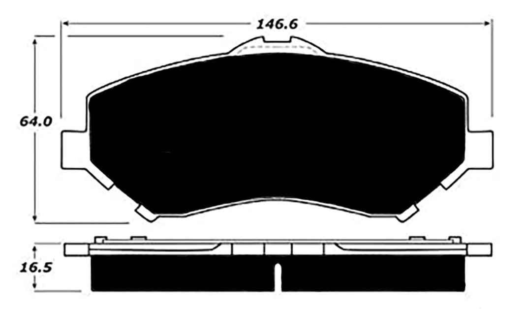 Porterfield Brake Pads for 2014 JEEP WRANGLER