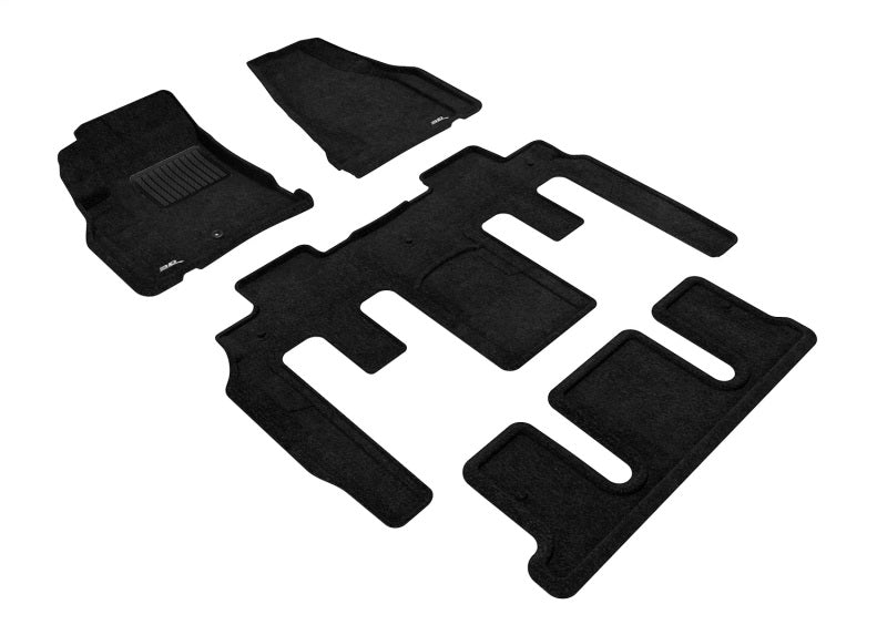 3D MAXpider 07-16 GMC Acadia / GMC Acadia Limited 17 Elegant Black R1 R2 R3 Bucket Seats L1GM01304709