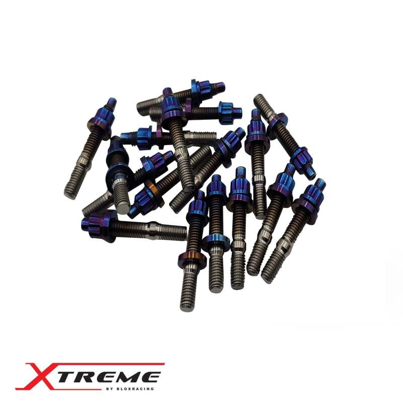 BLOX Racing M8X1.25X45mm SIngle Piece - Burnt BXFL-00307-SP-TI-B