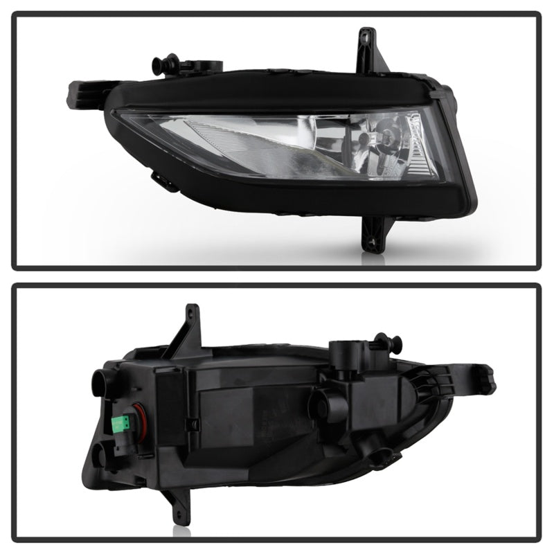 Spyder VW Jetta 19-20 OEM Style Fog Lights w/Universal Switch - Clear (FL-VJ2019-C) 5087164